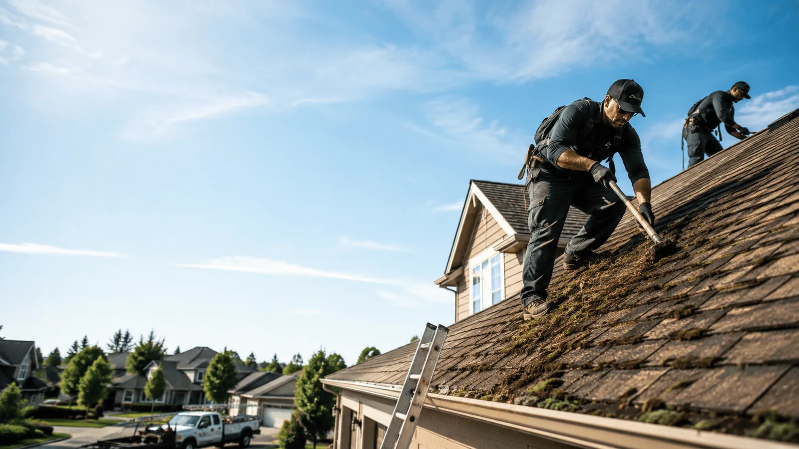 Roof Moss Removal in Dowell, IL near me